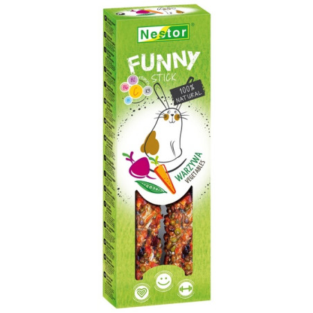 Nestor Kolba Gryzoń Funny Warzywa 2szt - All4Animals