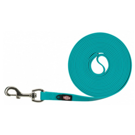 Trixie Easy Life Smycz do tropienia M-XL 5m/17mm taśma błękit oceaniczny - All4Animals