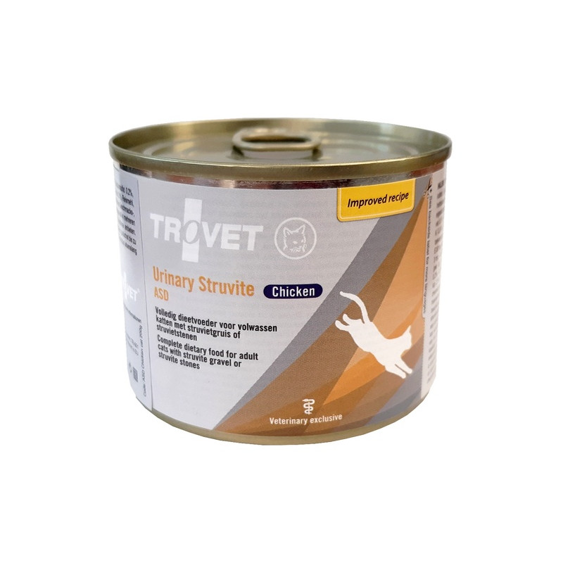 Trovet ASD Urinary Struvite dla kota kurczak puszka 200g - All4Animals