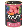 Rafi Pies Junior Cielęcina puszka 400g - All4Animals