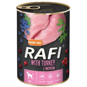 Rafi Pies Indyk puszka 400g - All4Animals