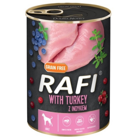 Rafi Pies Indyk puszka 400g - All4Animals