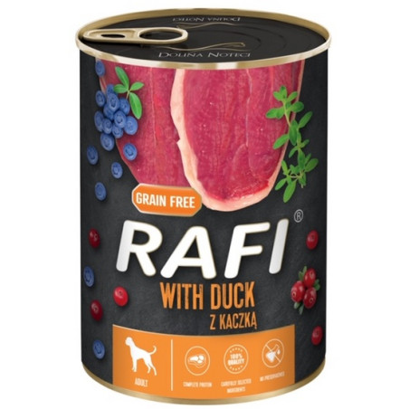 Rafi Pies Kaczka puszka 400g - All4Animals