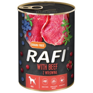 Rafi Pies Wołowina puszka 400g - All4Animals