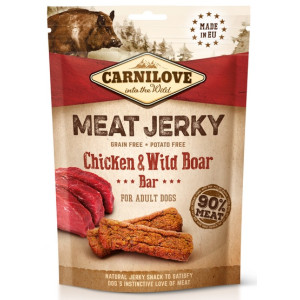 Carnilove Dog Jerky Chicken & Wild Boar Bar - kurczak i dzik 100g - All4Animals