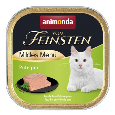 Animonda vom Feinsten Mildes Menu z Indykiem tacka 100g - All4Animals