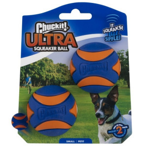 Chuckit! Ultra Squeaker Ball Small 2pak - All4Animals
