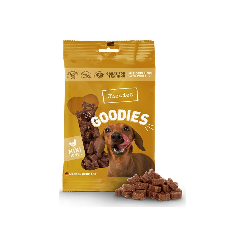 Chewies Goodies (Training) Kosteczki Mini Drób 125g - All4Animals