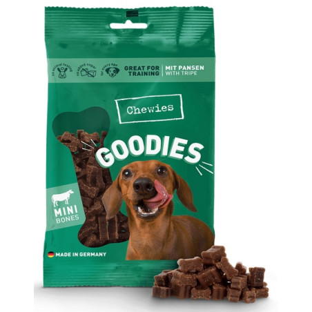 Chewies Goodies (Training) Kosteczki Mini Żwacz 125g - All4Animals