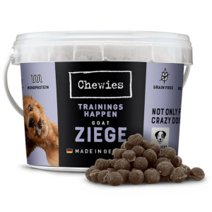 Chewies Trainings-Happen Koza monobiałkowe, bezzbożowe wiaderko 300g - All4Animals