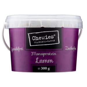 Chewies Trainings-Happen Jagnięcina monobiałkowe, bezzbożowe wiaderko 300g - All4Animals