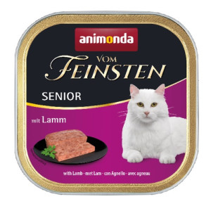 Animonda vom Feinsten Cat Senior z Jagnieciną tacka 100g - All4Animals