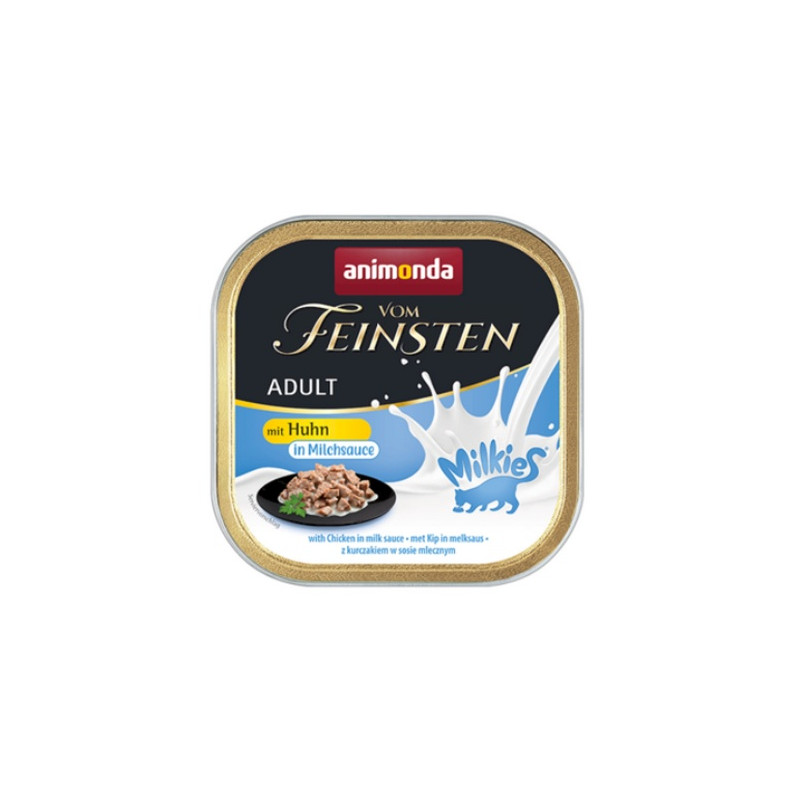 Animonda vom Feinsten Milkies Cat Kurczak + Mleko tacka 100g - All4Animals