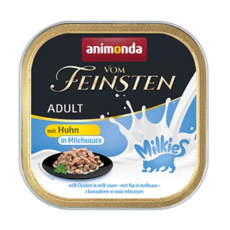 Animonda vom Feinsten Milkies Cat Kurczak + Mleko tacka 100g - All4Animals