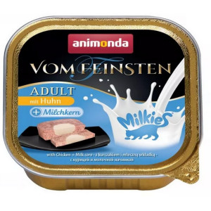 Animonda vom Feinsten Milkies Cat Kurczak + Mleko tacka 100g - All4Animals