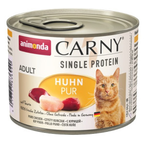 Animonda Carny Single Protein Adult Kurczak puszka 200g - All4Animals