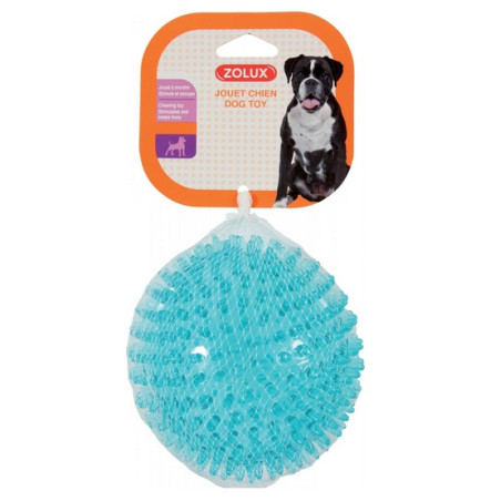 Zolux Zabawka TPR POP Piłka z kolcami 13cm turkusowa - All4Animals