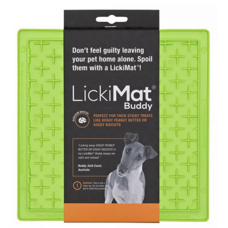 LickiMat Buddy Krzyżyk miękki zielony - All4Animals