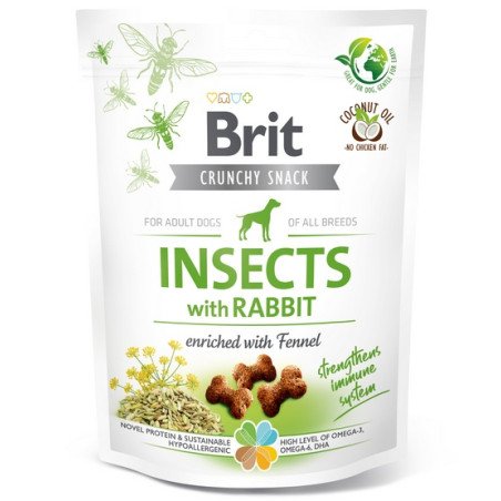 Brit Care Dog Crunchy Cracker Insect & Rabbit 200g - All4Animals