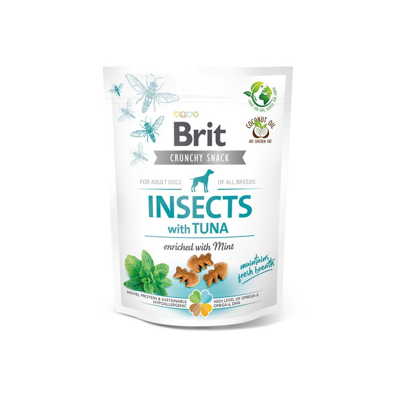 Brit Care Dog Crunchy Cracker Insect & Tuna 200g - All4Animals Brit Care Dog Crunchy Cracker Insect & Tuna 200g - All4Animals