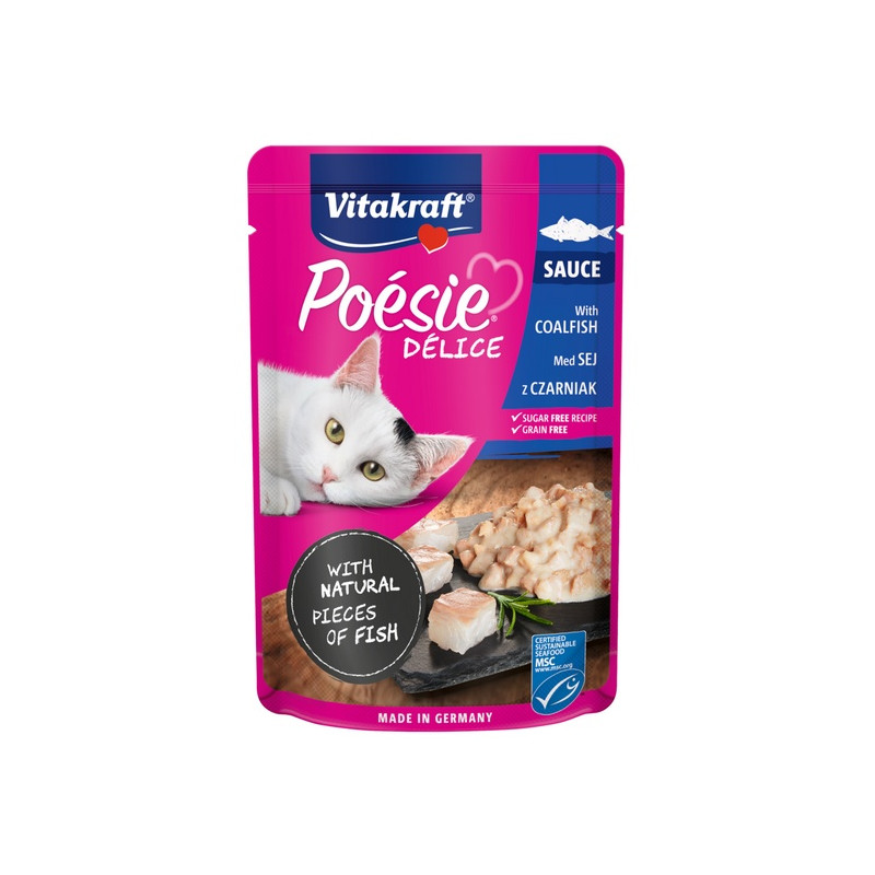 Vitakraft Poesie Deli Sauce czarniak saszetka 85g - All4Animals