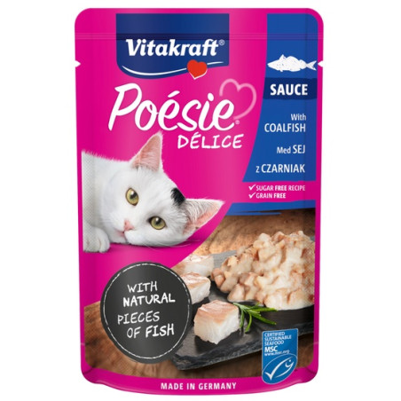 Vitakraft Poesie Deli Sauce czarniak saszetka 85g - All4Animals