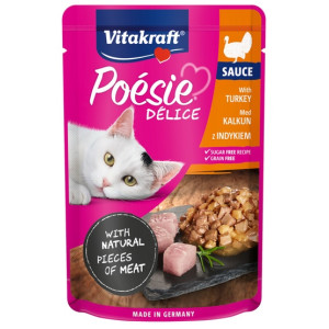 Vitakraft Poesie Deli Sauce indyk saszetka 85g - All4Animals