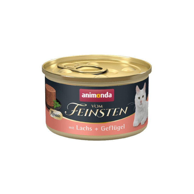 Animonda vom Feinsten Cat Adult Mus Łosoś + Drób puszka 85g - All4Animals