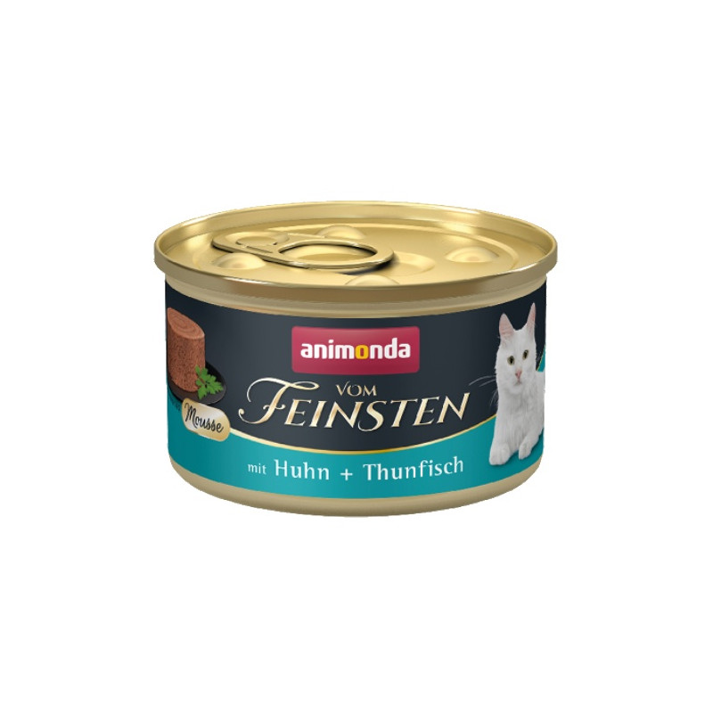 Animonda vom Feinsten Cat Adult Mus Kurczak + Tuńczyk puszka 85g - All4Animals