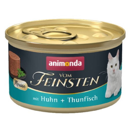 Animonda vom Feinsten Cat Adult Mus Kurczak + Tuńczyk puszka 85g - All4Animals