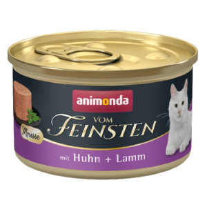 Animonda vom Feinsten Cat Adult Mus Kurczak + Jagnięcina puszka 85g - All4Animals