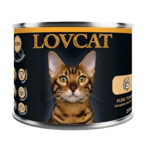 Lovcat Pure Turkey puszka 200g - All4Animals