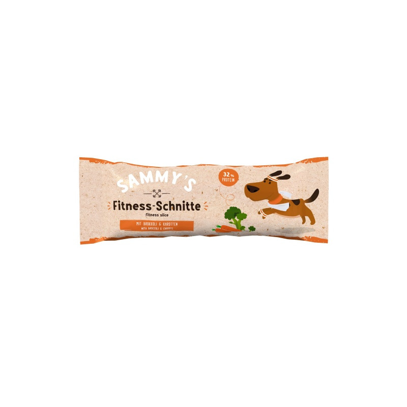 Sammy's Fitness Slice Baton proteinowy Brokuł i marchew 25g - All4Animals