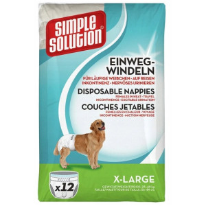 Simple Solution Pieluchy jednorazowe dla suczek XL 12szt. - All4Animals