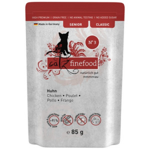 Catz Finefood Classic Senior N.03 Kurczak saszetka 85g - All4Animals