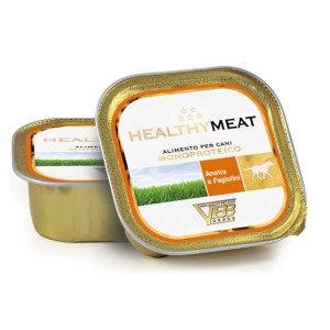Healthy Meat Pies Mono Kaczka i zielona fasolka tacka 150g - All4Animals