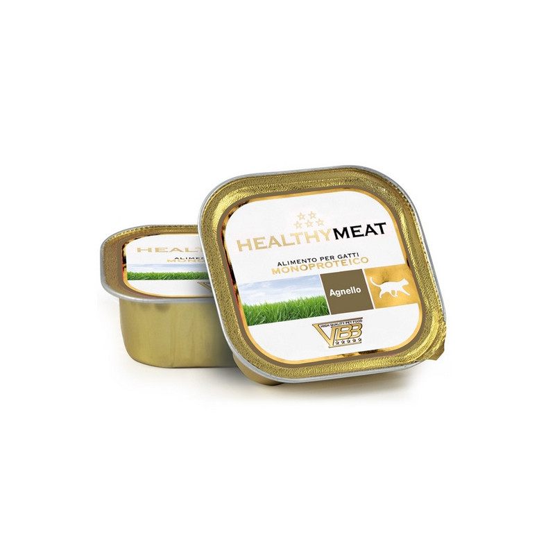 Healthy Meat Kot Mono Jagnięcina tacka 90g - All4Animals