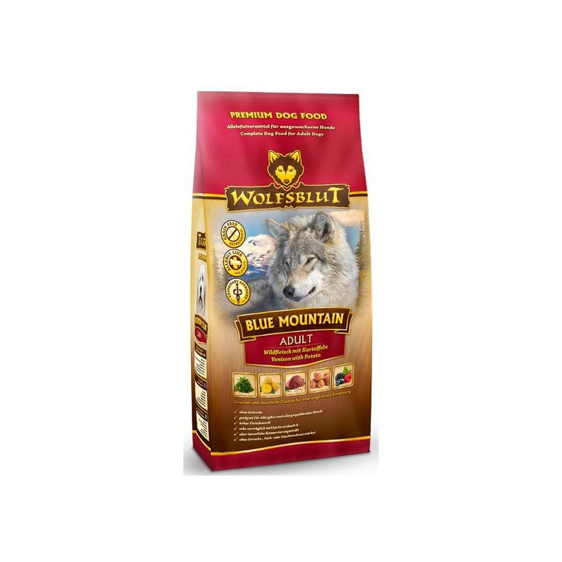 Wolfsblut Dog Blue Mountain - dziczyzna i owoce leśne 12,5kg - All4Animals
