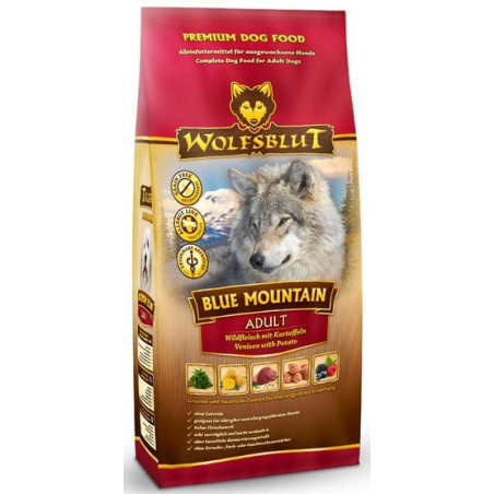 Wolfsblut Dog Blue Mountain - dziczyzna i owoce leśne 12,5kg - All4Animals