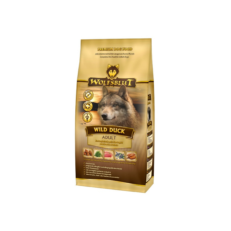 Wolfsblut Dog Wild Duck - kaczka i ziemniaki 12,5kg - All4Animals