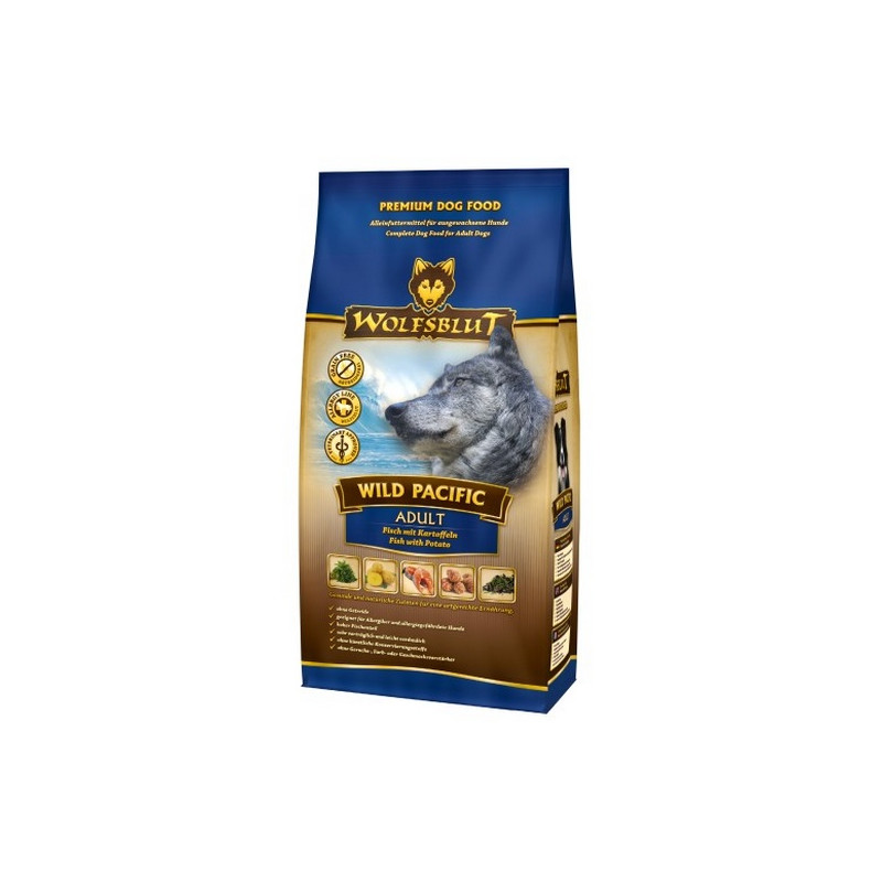 Wolfsblut Dog Wild Pacific - ryby i ziemniaki 12,5kg - All4Animals