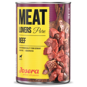 Josera Meat Lovers Pure Wołowina puszka 400g - All4Animals