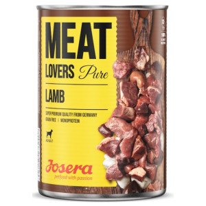 Josera Meat Lovers Pure Jagnięcina puszka 400g - All4Animals