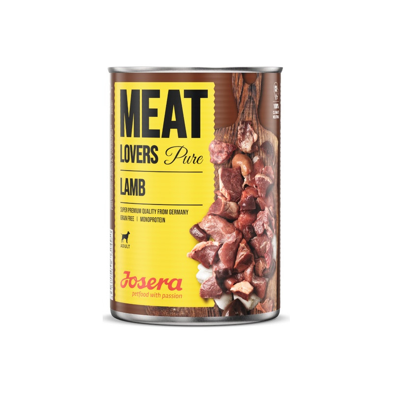 Josera Meat Lovers Pure Jagnięcina puszka 400g - All4Animals