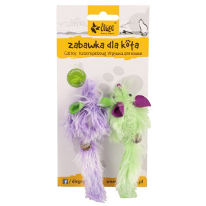 Dingo Zabawka dla kota - Myszki Disco 2szt - All4Animals