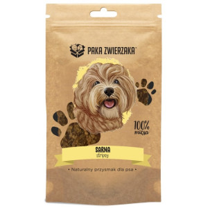 Paka Zwierzaka Stripsy Sarna 100% 70g - All4Animals