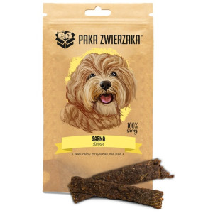 Paka Zwierzaka Stripsy Sarna 100% 70g - All4Animals