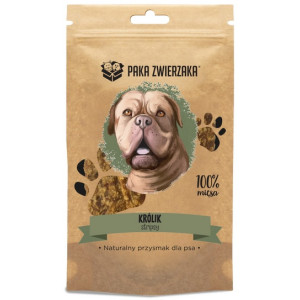 Paka Zwierzaka Stripsy Królik 100% 70g - All4Animals
