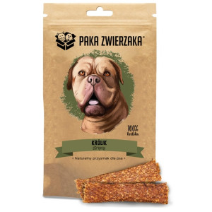 Paka Zwierzaka Stripsy Królik 100% 70g - All4Animals