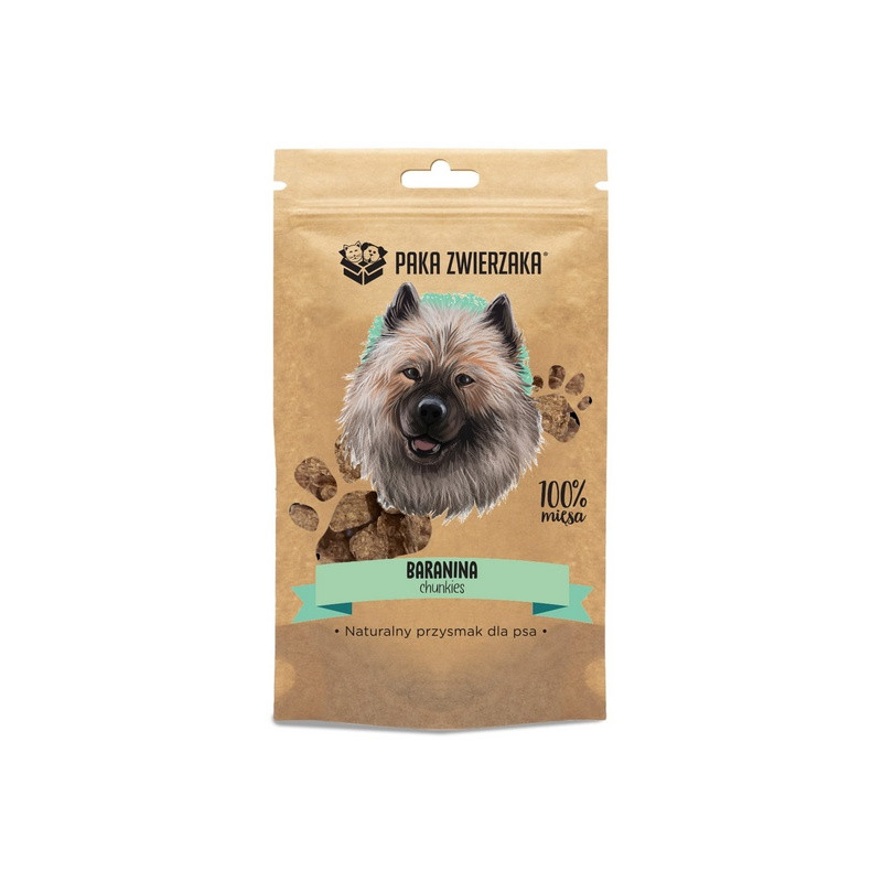 Paka Zwierzaka Chunkies Baranina 100% 70g - All4Animals